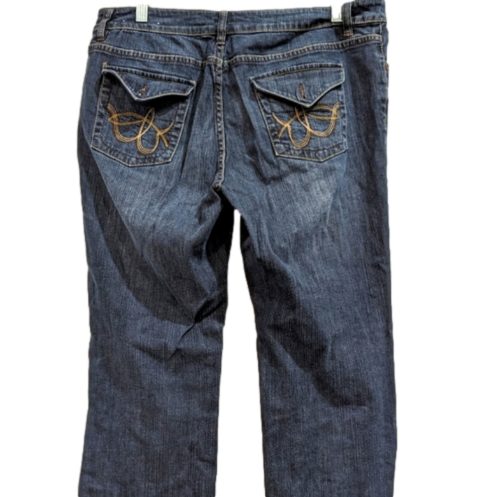 Bob Timberlake jeans with flip over pockets,sz 10